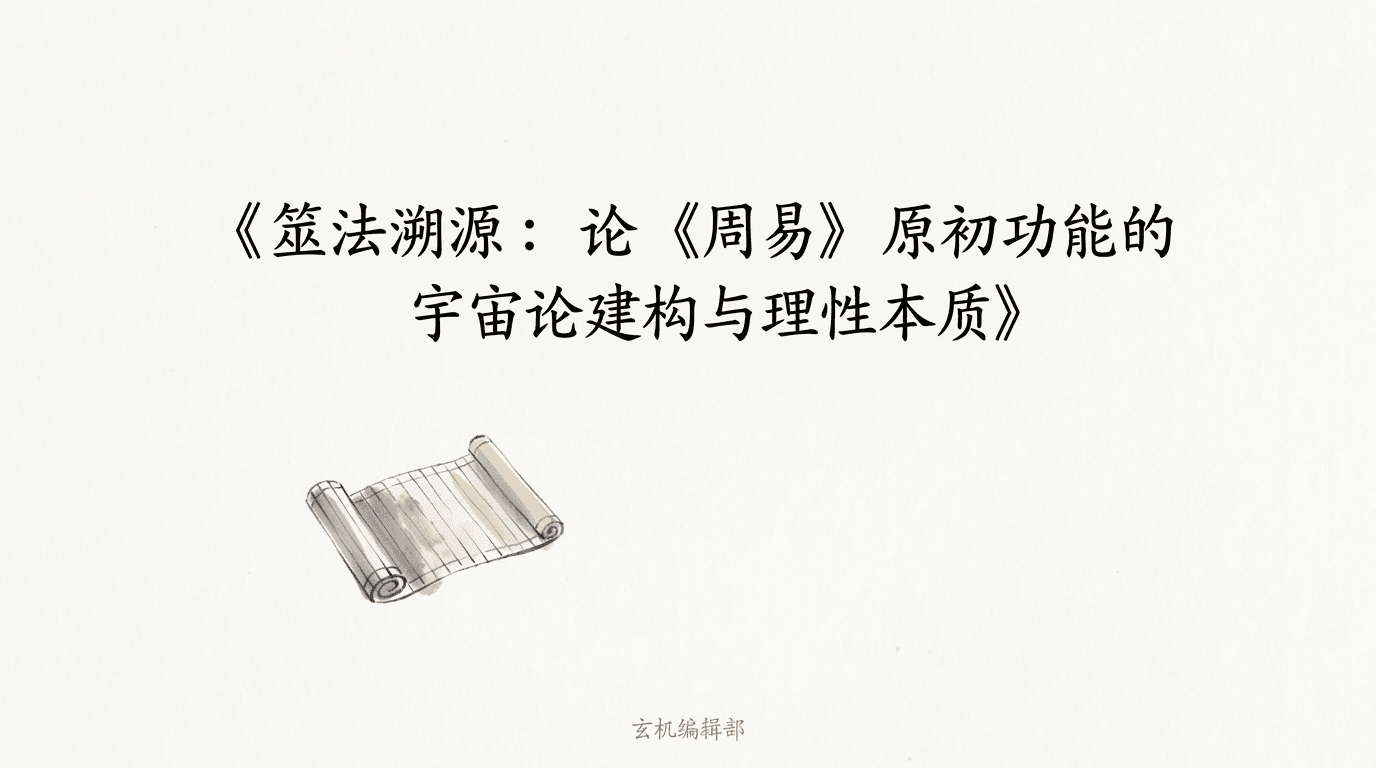 筮法溯源:论《周易》原初功能的宇宙论建构与理性本质