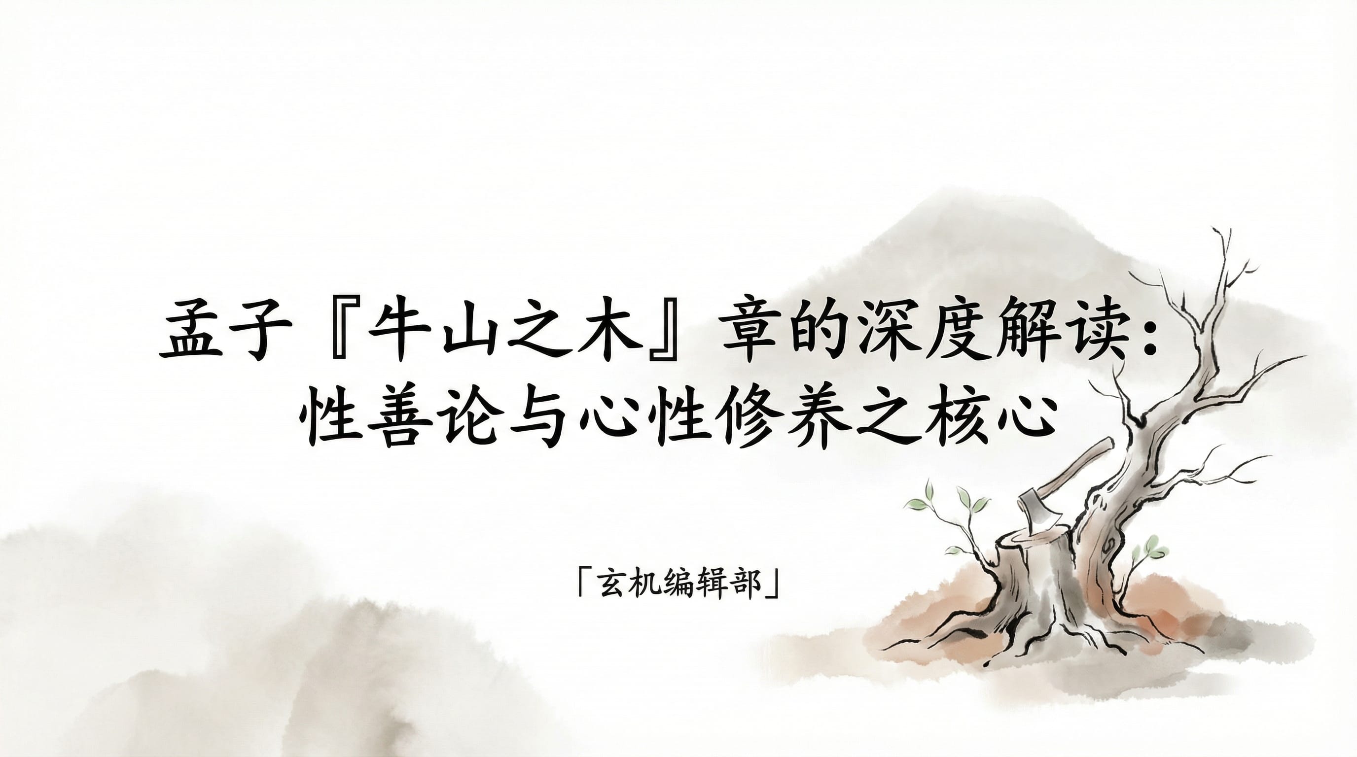 孟子「牛山之木」章的深度解读:性善论与心性修养之核心